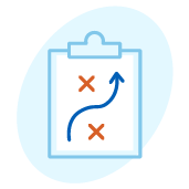 Home 1 Push to Walk Oval Icon With Clip board